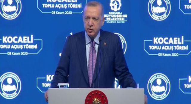 Cumhurbaşkanı Erdoğan Kocaeli'de toplu açılış töreninde konuşma yaptı