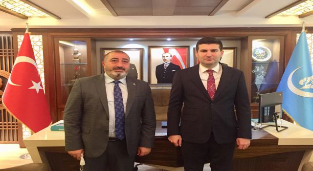 Ülkücü Ayhan Yazıcı, Ülkü Ocakları Genel Başkanına hayırlı olsun ziyaretinde bulundu!