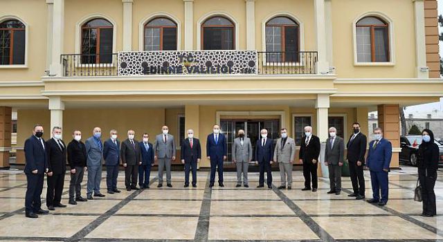 MHP'li Zakir Tercan, Edirne Valisi Canalp'i ziyaret etti