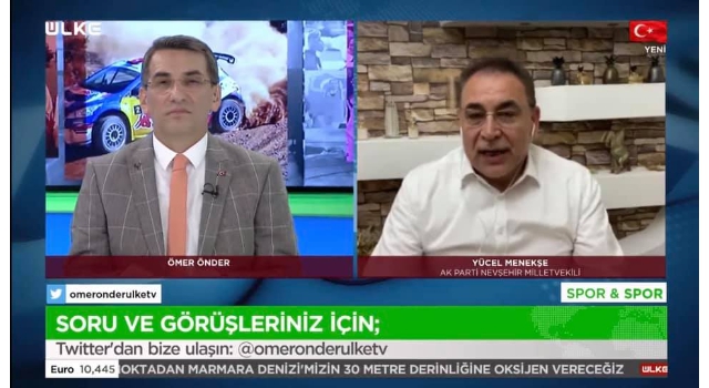 AK Parti'li Menekşe Ülke Tv'de