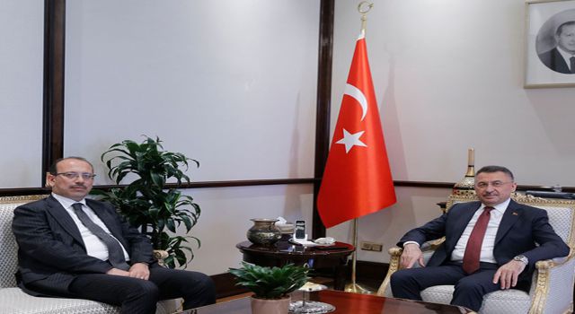 Cumhurbaşkanı Yardımcısı Fuat Oktay, Metin Yener'i kabul etti