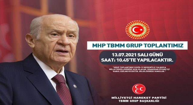 MHP TBMM Grup Toplantısı Yarın Yapılacak