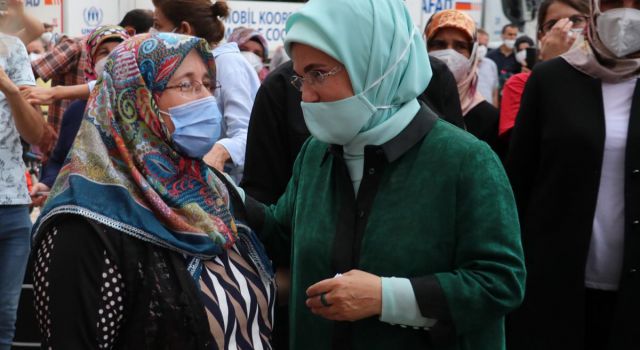 Emine Erdoğan'dan, Bozkurt’a ziyaret