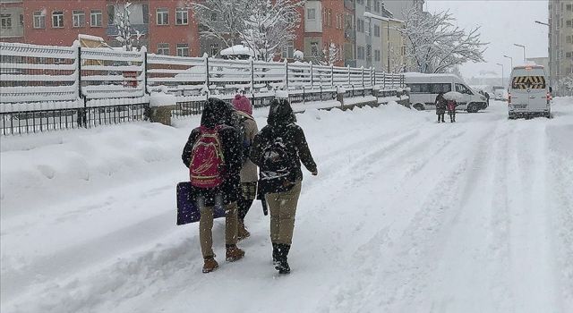 2 ilde kar nedeniyle tatil!