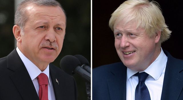 Cumhurbaşkanı Erdoğan, İngiltere Başbakanı Johnson ile görüştü