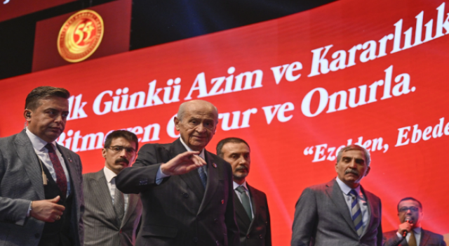 MHP Lideri Bahçeli MHP'nin Kuruluşunun 55. Yıl Dönümü etkinliğinde konuştu!
