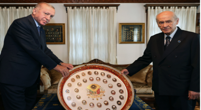 Cumhurbaşkanı Erdoğan, MHP Lideri Bahçeli’yi ziyaret etti