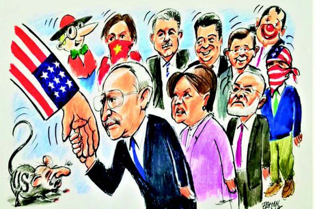 Yine kulağına üflenmiş muhalefetin