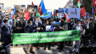 Ermenistan'a destek veren Fransa'ya, Ankara'da protesto