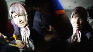 Fadime Talu,15 saat sonra enkazdan böyle çıkarıldı
