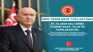 MHP TBMM grup toplantısı 1 Aralık 2020'de yapılacak!