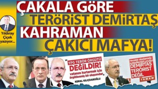 Yıldıray Çiçek'ten, "Çakala göre terörist Demirtaş kahraman, Çakıcı mafya!"