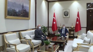 Fuat Oktay, DSP Genel Başkanı Aksakal'ı kabul etti