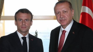 Cumhurbaşkanı Erdoğan ile Macron görüştü!