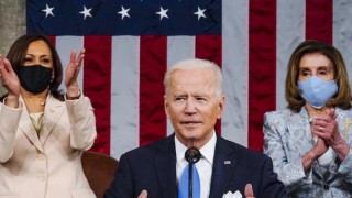 Biden Kongredeki ilk konuşmasını yaptı: İşte o ayrıntı dikkat çekti