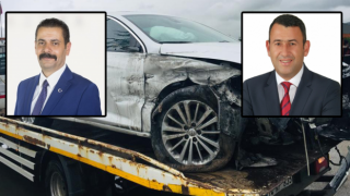 MHP milletvekilleri Hasan Kalyoncu ve Yaşar Karadağ kaza yaptı!