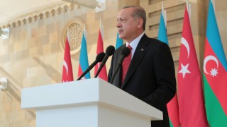 Cumhurbaşkanı Erdoğan Azerbaycan'da..