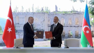 Erdoğan ve Azerbaycan Cumhurbaşkanı İlham Aliyev’in imzaladığı Şuşa Beyannamesi açıklandı