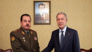 Bakan Akar, Tacikistan'lı mevkidaşı Mirzo ile görüştü
