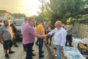 Alanya MHP heyetinden, afetzedelere ziyaret