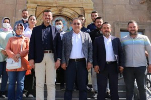 Nevşehir heyeti'nden Ürgüp Belediye Başkanına ziyaret