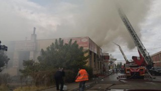 OSTİM Organize Sanayi Bölgesi'nde yangın!