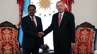 Cumhurbaşkanı Erdoğan, Somalili mevkidaşıyla bir araya geldi