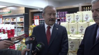 MHP heyeti ve beraberindekiler marketleri ziyaret etti