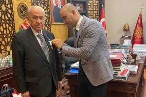 MHP Lideri Bahçeli'ye Azerbaycan Devlet Övünç Madalyası takdim edildi
