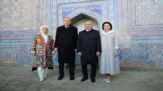 Cumhurbaşkanı Erdoğan'dan kadim Türk İslam şehirlerinden Hive'ye ziyaret