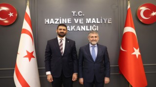 Hazine ve Maliye Bakanı Nebati, KKTC Maliye Bakanı Sunat Atun ile görüştü