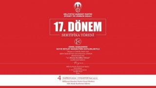 17. Dönem Sertifika Töreni'ne 4 Haziran 2022'de herkes davetlidir!