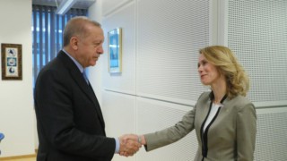 Cumhurbaşkanı Erdoğan, Estonya Başbakanı ile görüştü