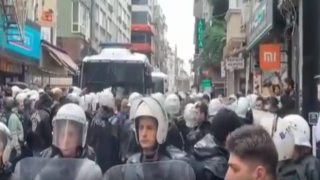 HDP İstanbul'da yürüş düzenledi! PKK elebaşı Abdullah Öcalan'ın serbest bırakılması için sloganlar atıldı!