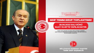 MHP TBMM Grup Toplantısı yarın yapılacak!