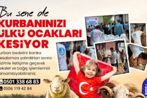 Ülkü Ocakları Eğitim ve Kültür Vakfı'ndan geleneksel kurban bayramı duyurusu