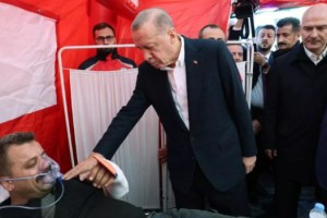 Cumhurbaşkanı Erdoğan patlama bölgesinde!