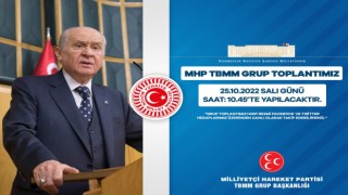 MHP TBMM Grup Toplantısı Yarın Yapılacak