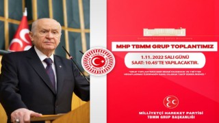 MHP TBMM Grup Toplantısı Yarın Yapılacak