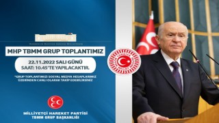 MHP TBMM Grup Toplantısı Yarın Yapılacak