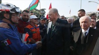 Cumhurbaşkanı Erdoğan ile MHP Lideri Bahçeli Hatay'da!
