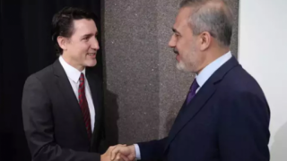 Bakan Fidan Kanada Başbakanı Justin Trudeau ile görüştü