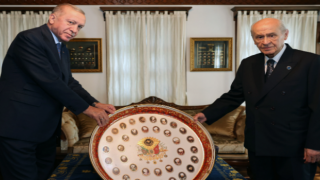 Cumhurbaşkanı Erdoğan, MHP Lideri Bahçeli’yi ziyaret etti