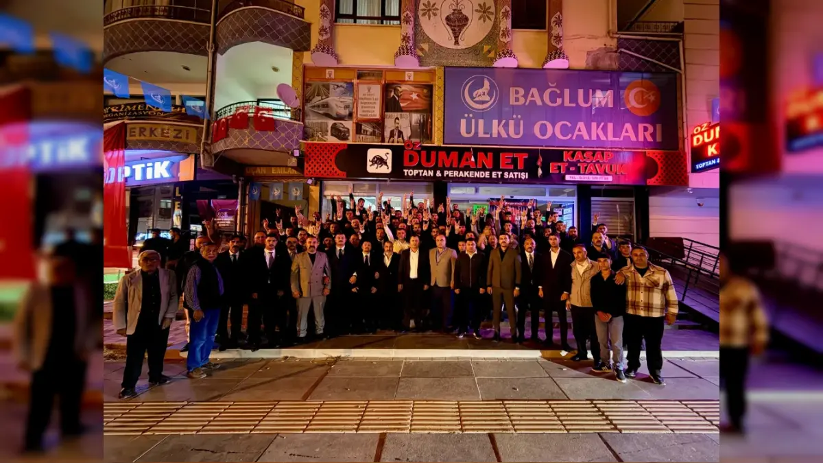 Ülkü Ocakları Ankara İl Başkanı Ömer Şanlı Bağlum'da Şehitleri Yâd Etti